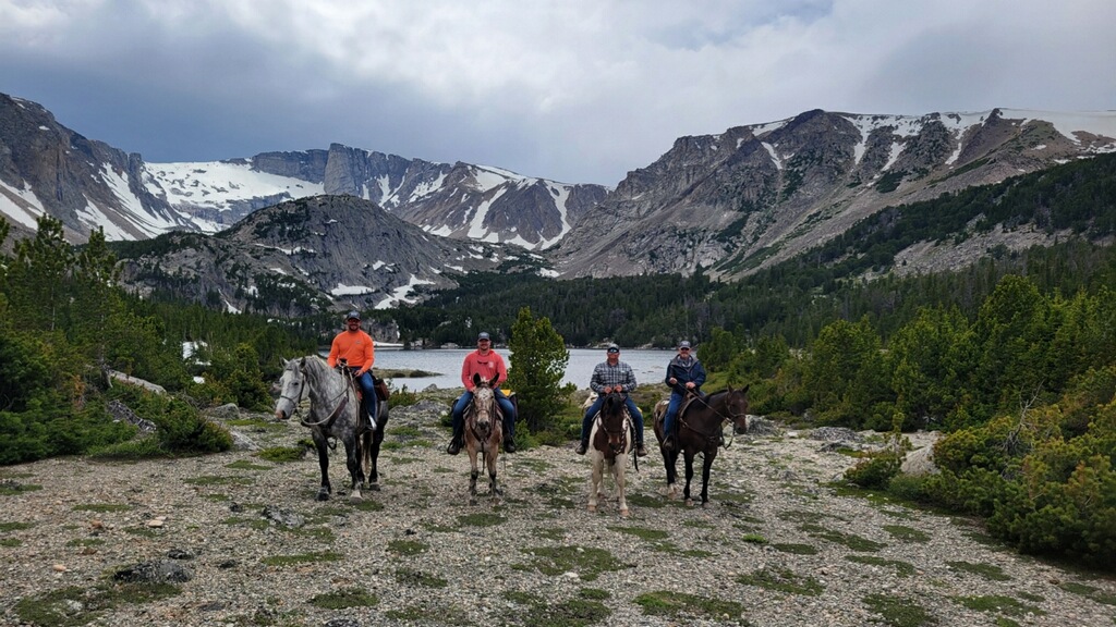 Beartooth Mountains on horseback
