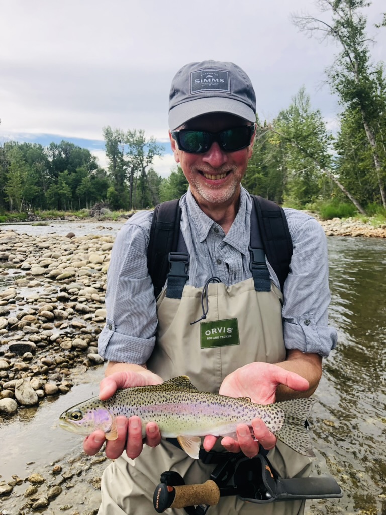 Spring creek rainbow trout