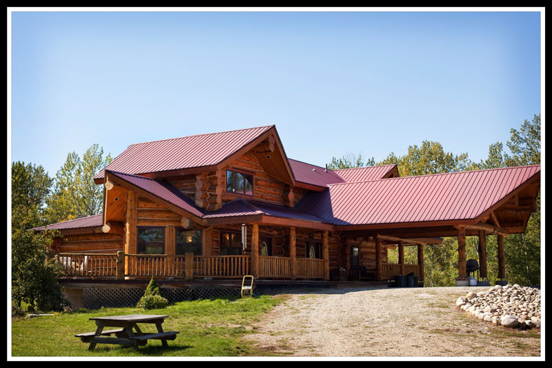 The Flagship Lodge exterior with covered porch