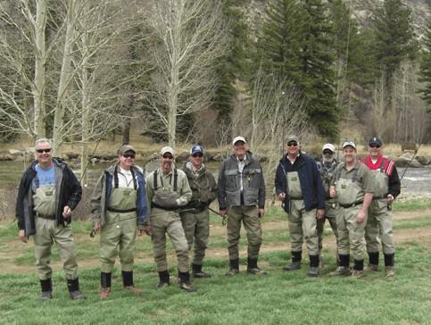 Corporate retreat fly fishing day